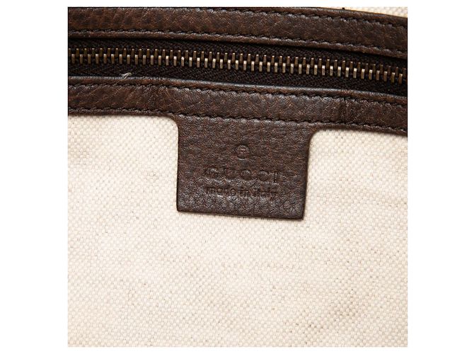 Bamboo Borsa a mano Gucci GG Canvas Laidback Crafty Beige - vista 5