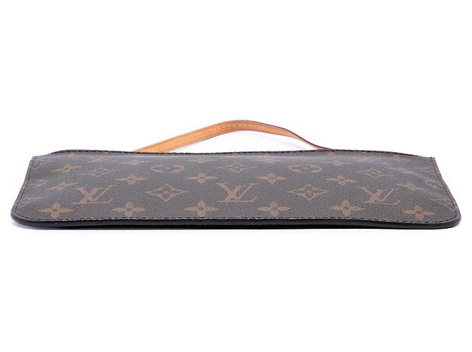 Pouch Louis Vuitton Monogram Neverfull MM Marrone - vista 3