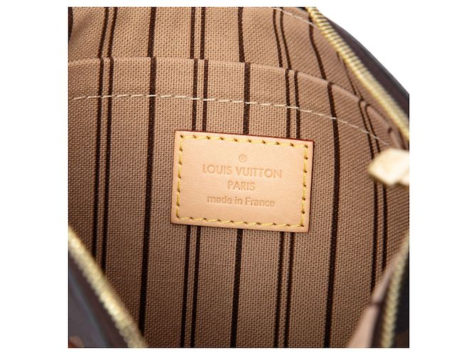 Pouch Louis Vuitton Monogram Neverfull MM Marrone - vista 5