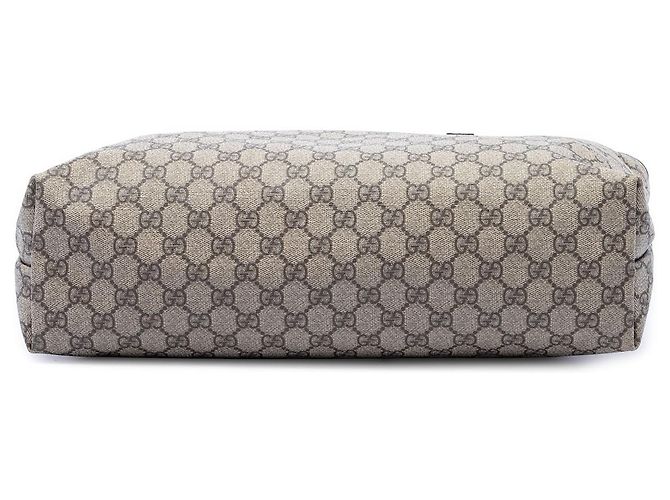 Borsa Tote Gucci Medium GG Supreme Beige - vista 3