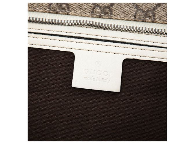 Borsa Tote Gucci Medium GG Supreme Beige - vista 5