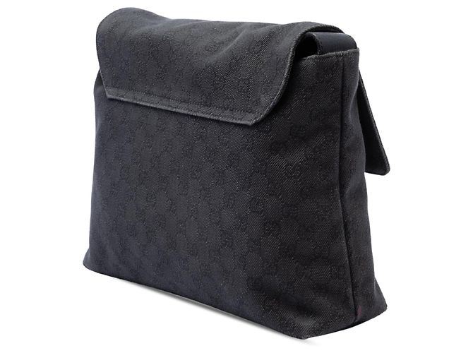 Gucci GG Denim Messenger Bag Schwarz - Ansicht 2