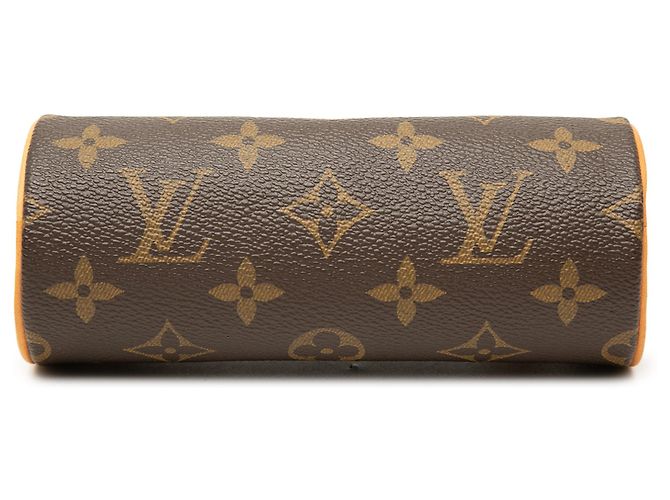 Louis Vuitton Monogram Papillon Pochette Handtasche Braun - Ansicht 3