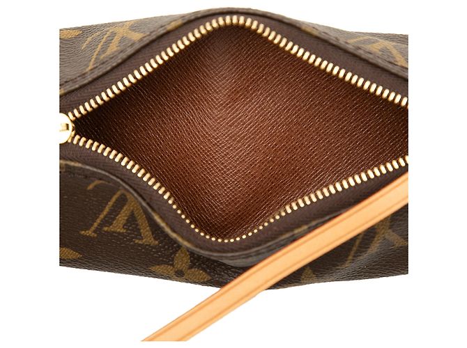 Louis Vuitton Monogram Papillon Pochette Handtasche Braun - Ansicht 4