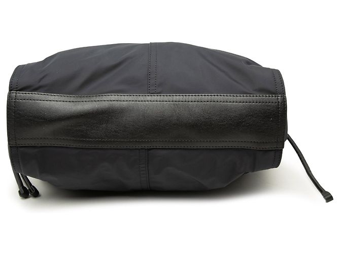 Borsa Tote Buckleigh Burberry in nylon blu pieghevole - vista 3