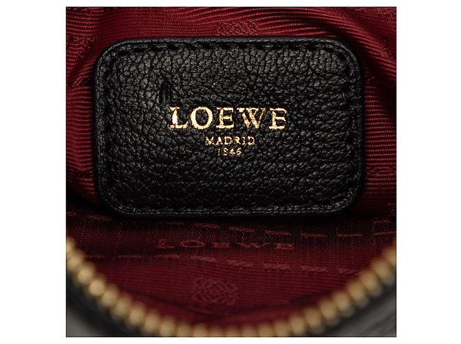 Borsa a tracolla Anagram LOEWE in pelle nera Nero - vista 5