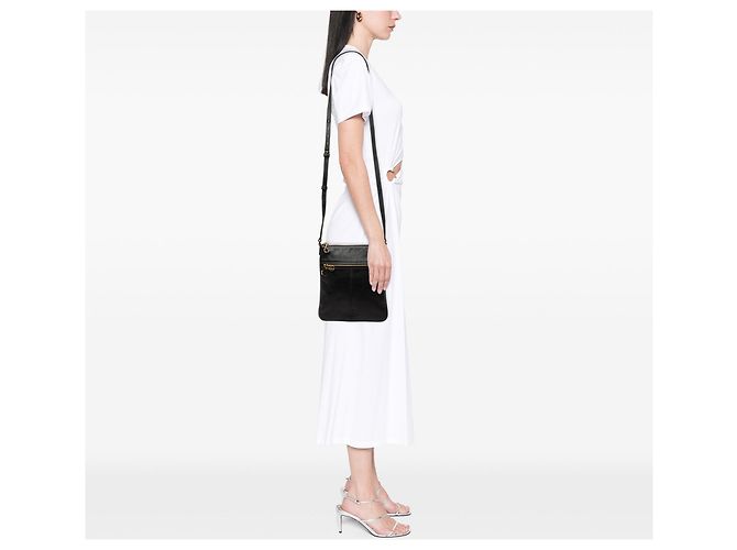 Borsa a tracolla Anagram LOEWE in pelle nera Nero - vista 6