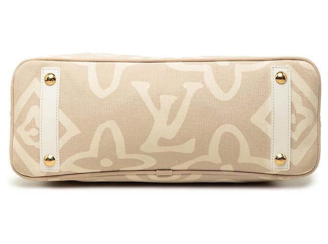 Louis Vuitton Monogram Tahitienne Cabas PM Tote Bag Beige - Ansicht 3