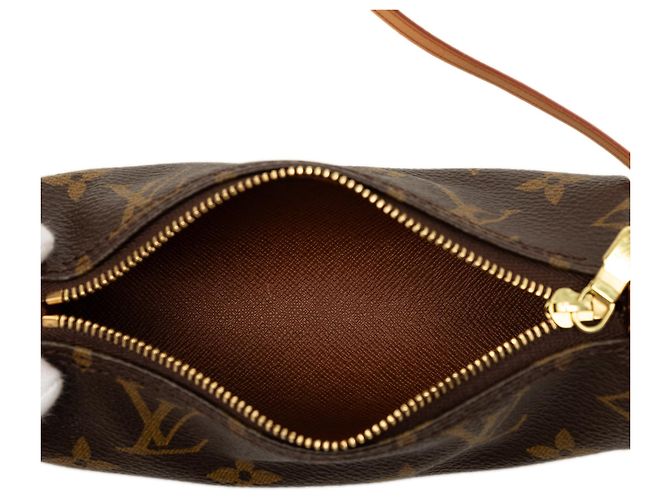 Louis Vuitton Monogram Papillon Pochette Handtasche Braun - Ansicht 4