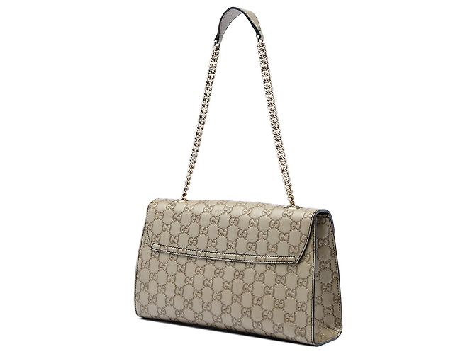 Bolsa de Ombro Gucci Emily Medium Guccissima Dourada Dourado - vista 2