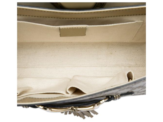 Bolsa de Ombro Gucci Emily Medium Guccissima Dourada Dourado - vista 4