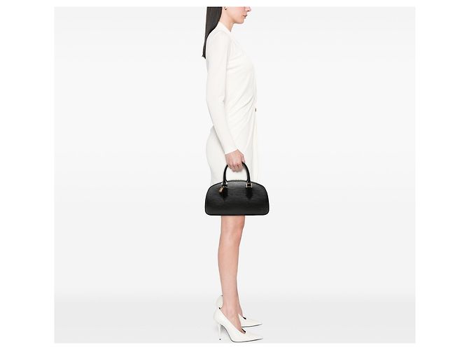 Black Louis Vuitton Epi Jasmine Handbag - view 8