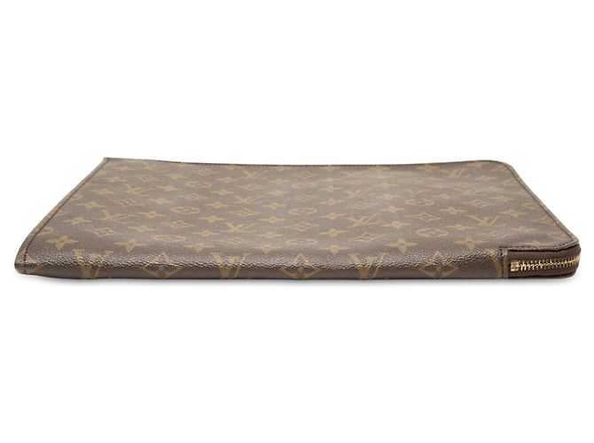Louis Vuitton Monogram Poche Documents Portfolio 30 Clutch Bag Braun - Ansicht 3