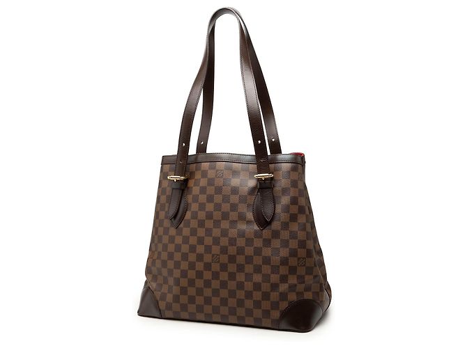 Borsa Tote Louis Vuitton Damier Ebene Hampstead GM Marrone - vista 2