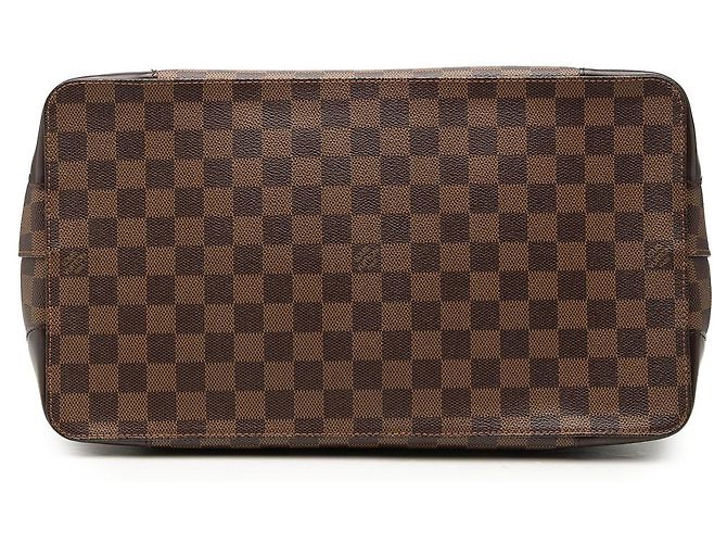 Borsa Tote Louis Vuitton Damier Ebene Hampstead GM Marrone - vista 3