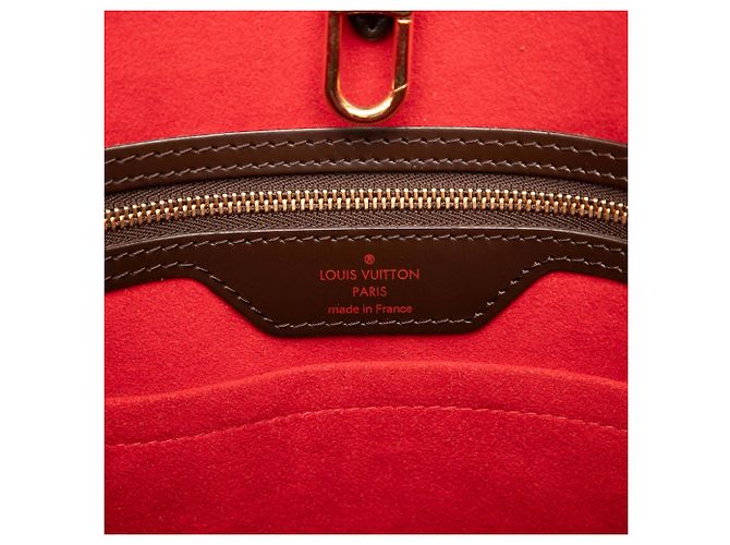 Borsa Tote Louis Vuitton Damier Ebene Hampstead GM Marrone - vista 5