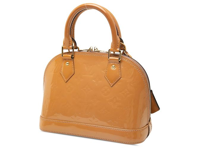 Bolso Louis Vuitton Monogram Vernis Alma BB Marrón Castaño - vista 2
