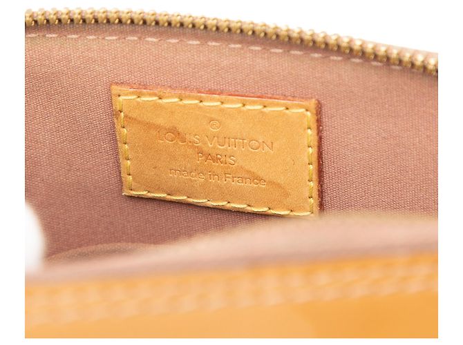 Bolso Louis Vuitton Monogram Vernis Alma BB Marrón Castaño - vista 5