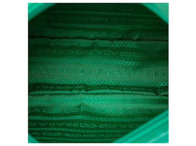 Borsa a tracolla Prada Mini Tessuto Re Edition 2000 Verde - vista 4