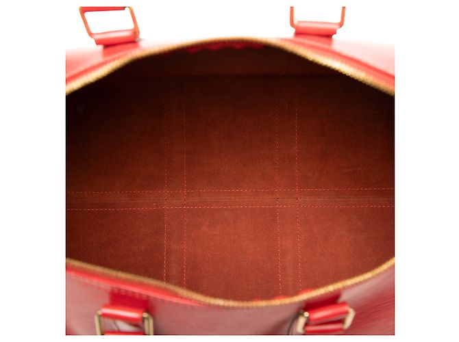 Borsa da viaggio Louis Vuitton Epi Keepall 45 rossa Rosso - vista 4