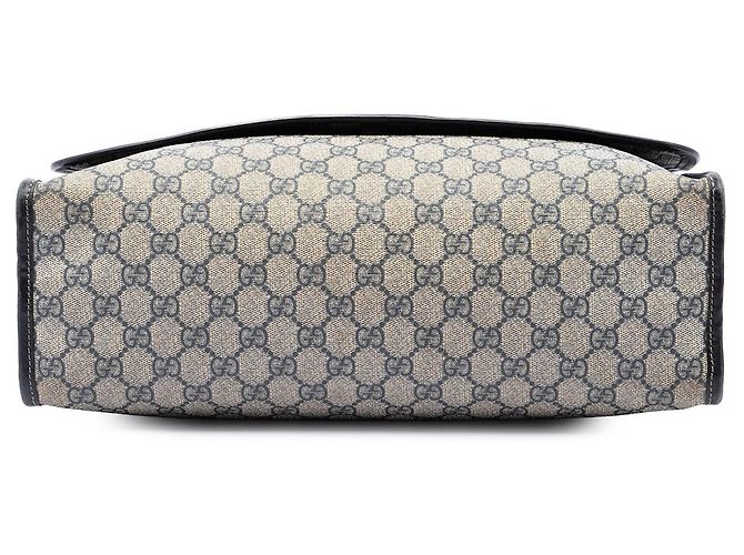 Borsa a tracolla Gucci GG Supreme Web Beige - vista 3