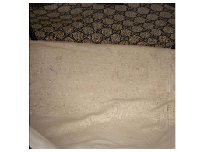 Borsa a tracolla Gucci GG Supreme Web Beige - vista 4