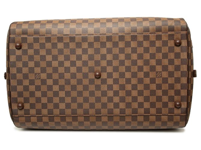 Borsa da viaggio Louis Vuitton Damier Ebene Ribera GM Marrone - vista 3
