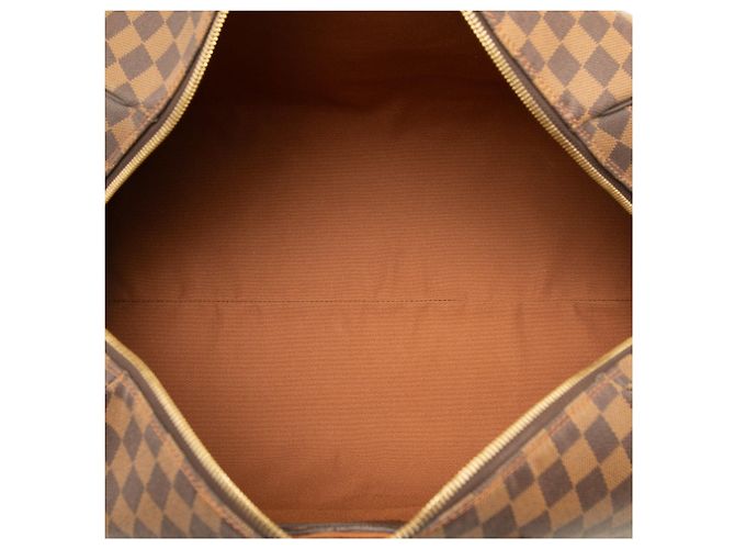 Borsa da viaggio Louis Vuitton Damier Ebene Ribera GM Marrone - vista 4