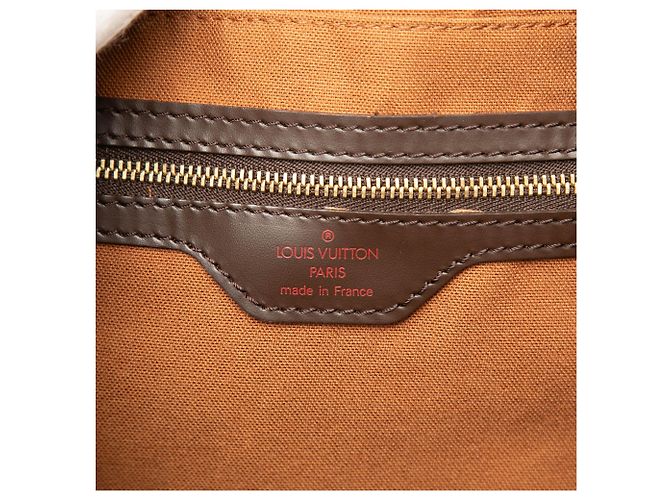 Borsa da viaggio Louis Vuitton Damier Ebene Ribera GM Marrone - vista 5