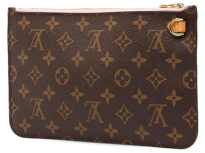 Pouch Louis Vuitton Monogram Neverfull MM Marrone - vista 2