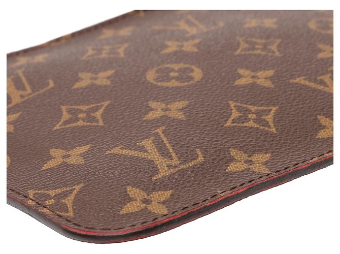 Pouch Louis Vuitton Monogram Neverfull MM Marrone - vista 7