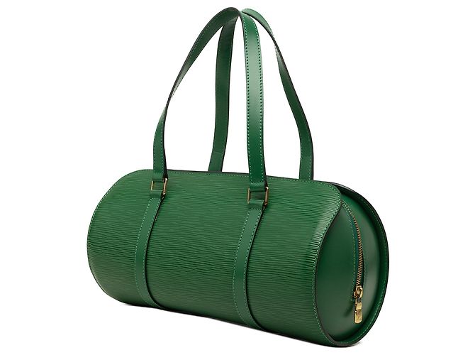 Borsa Louis Vuitton Epi Soufflot Verde - vista 2