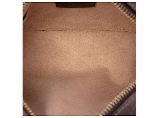 Borsa a tracolla Gucci Mini GG Supreme Web Ophidia Beige - vista 4