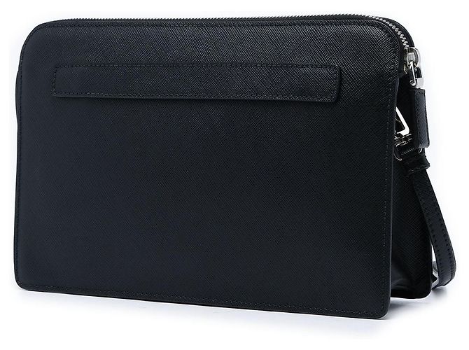 Prada Saffiano Clutch Schwarz - Ansicht 2