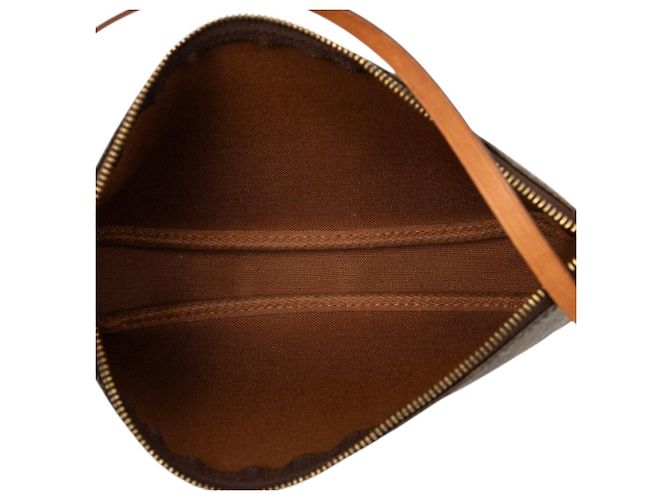 Louis Vuitton Monogram Pochette Accessoires Schultertasche Braun - Ansicht 4
