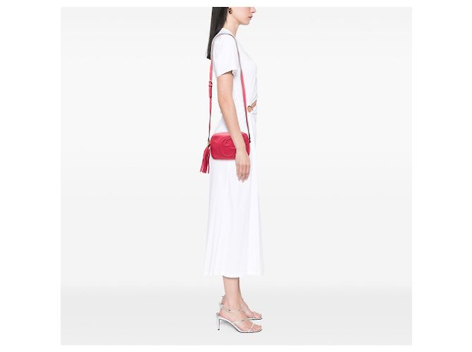 Borsa a tracolla Soho Disco Gucci in pelle di vitello rosa - vista 6