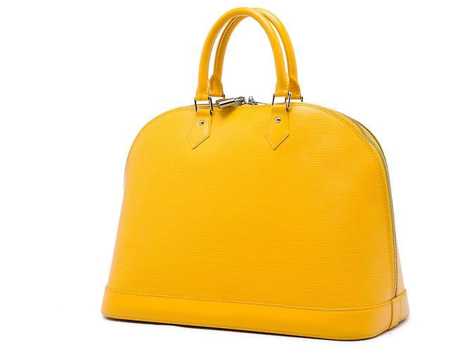Borsa Louis Vuitton Epi Alma GM Gialla Giallo - vista 2