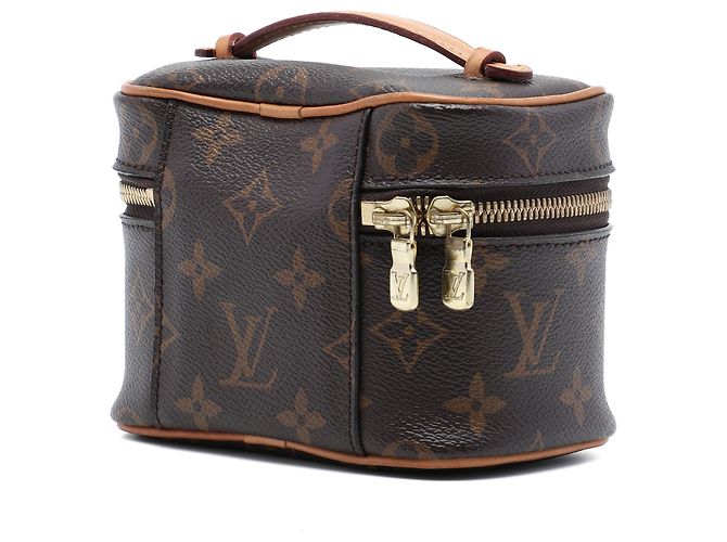 Necessaire Louis Vuitton Monogram Nice Nano castanho Marrom - vista 2