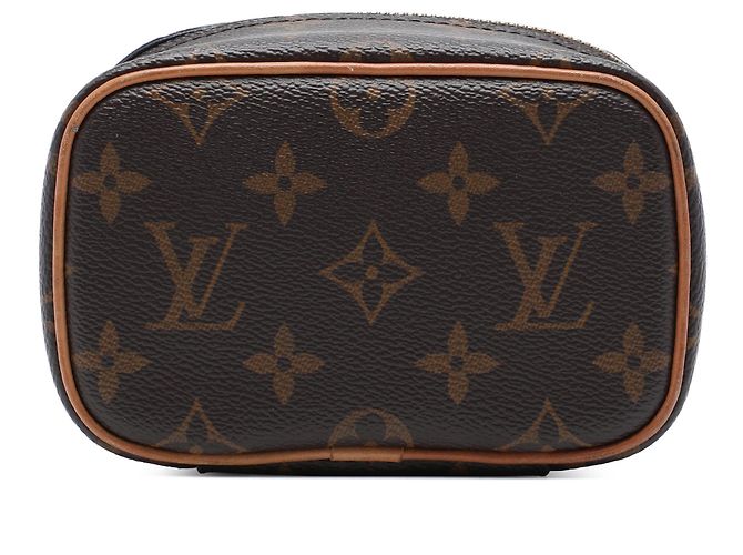 Necessaire Louis Vuitton Monogram Nice Nano castanho Marrom - vista 3
