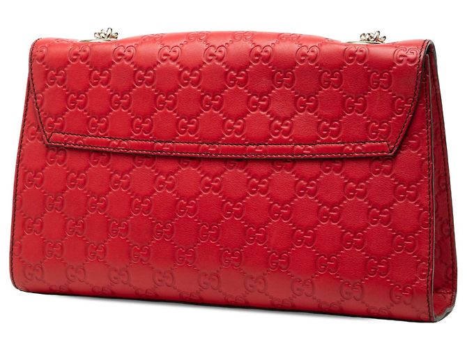 Gucci Emily Guccissima Schultertasche Medium Rot - Ansicht 2