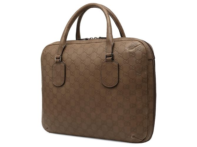 Borsa Business Gucci Guccissima Marrone - vista 2