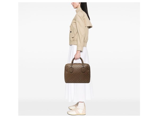 Borsa Business Gucci Guccissima Marrone - vista 6