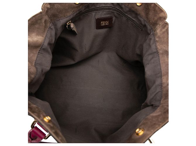 Borsa Tote Fendi Zucca Canvas marrone - vista 4