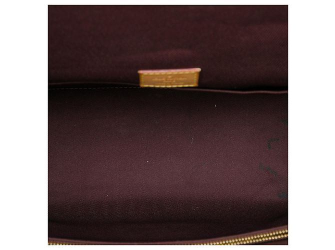 Borsa Satchel Louis Vuitton Monogram Cluny MM Marrone - vista 4