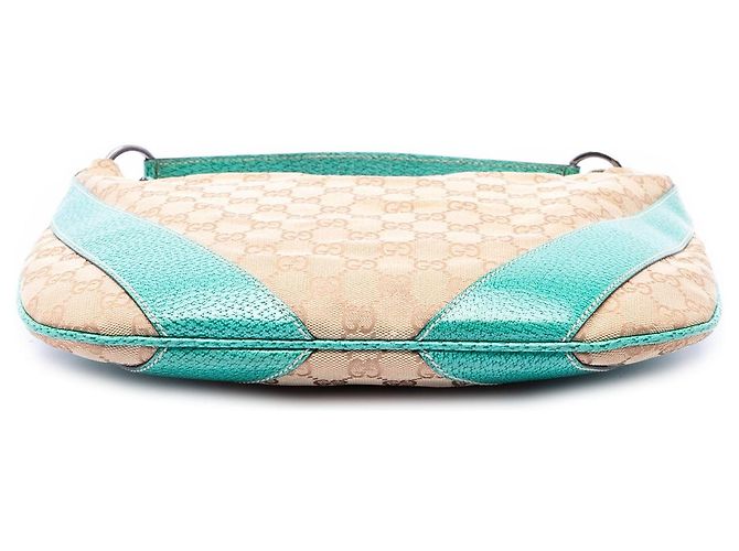 Borsa Hobo Gucci GG Canvas Blu - vista 3