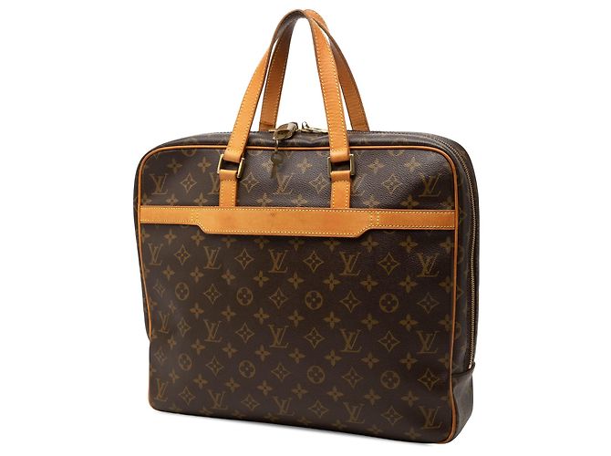 Borsa da lavoro Louis Vuitton Monogram Porte Documents Pegase Marrone - vista 2