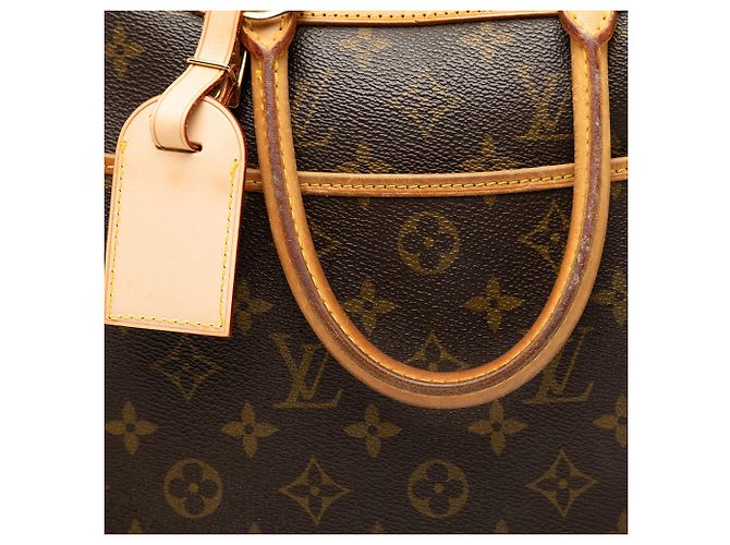 Borsa a mano Louis Vuitton Monogram Deauville Marrone - vista 6