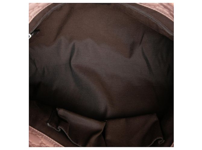 Borsa Tote Gucci GG in nylon rosa - vista 4