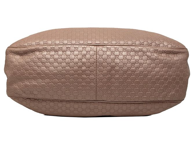 Borsa Tote Gucci Sukey Metallic Microguccissima Rosa - vista 3