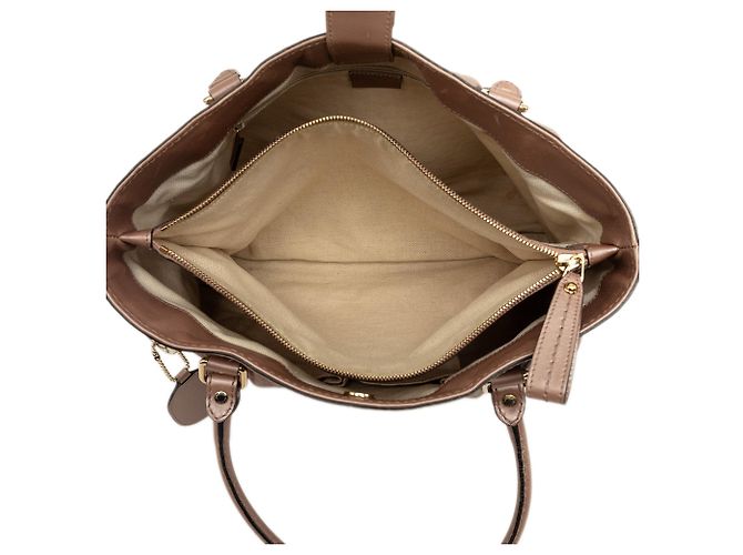 Borsa Tote Gucci Sukey Metallic Microguccissima Rosa - vista 4